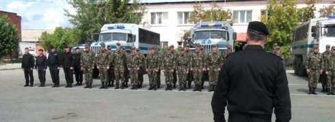 Бойцы свердловского ОМОНа отправились в командировку на Северный Кавказ (ФОТО)