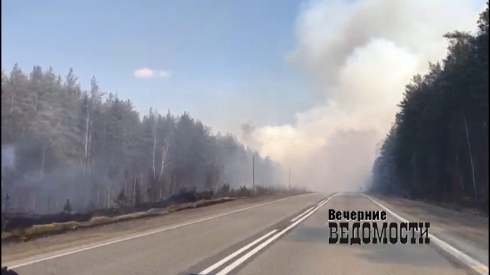 Свердловские автомобилисты жалуются на дым от лесных пожаров: «Видимость крайне низкая» (ФОТО)