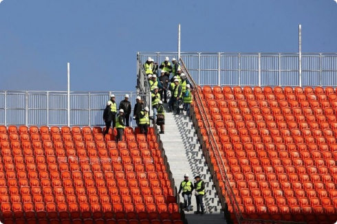 Больших нареканий нет: делегация FIFA и Оргкомитета «Россия-2018» посетила Екатеринбург