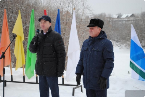 В Тугулыме открыли мост через  реку Пышму