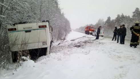 Сегодня утром восемь человек пострадали в ДТП на Среднем Урале