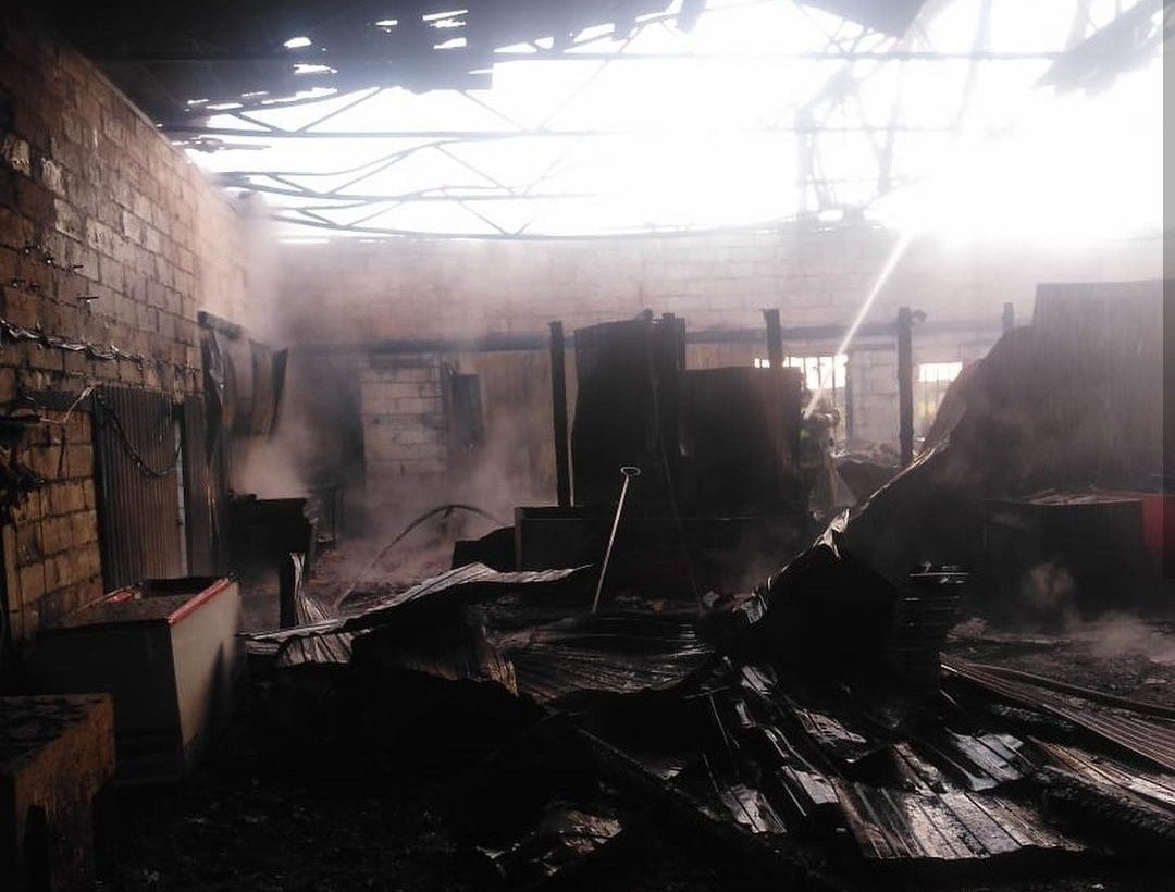 В Екатеринбурге сгорел приют для хаски